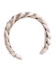 Loeffler Randall Braided Metallic Headband
