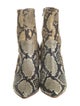 Loeffler Randall Leather Animal Print Boots