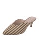 Loeffler Randall Canvas Striped Mules