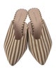 Loeffler Randall Canvas Striped Mules