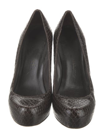 Loeffler Randall Snakeskin Pumps
