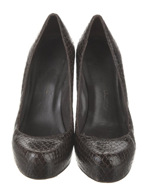 Loeffler Randall Snakeskin Pumps