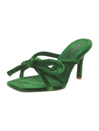 Loeffler Randall Velvet Slides