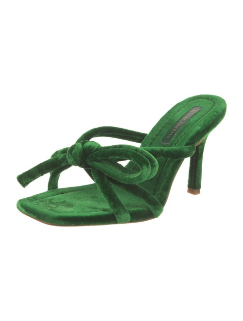 Loeffler Randall Velvet Slides