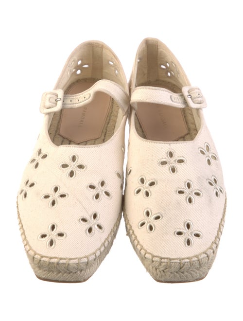 Loeffler Randall Canvas Mary Jane Flats