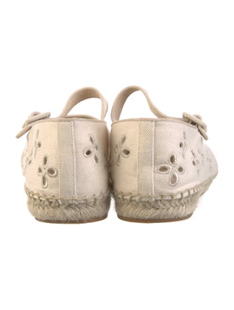 Loeffler Randall Canvas Mary Jane Flats