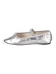 Loeffler Randall Leather Bow Accents Ballet Flats