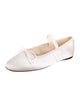 Loeffler Randall Satin Bow Accents Mary Jane Flats