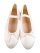 Loeffler Randall Satin Bow Accents Mary Jane Flats
