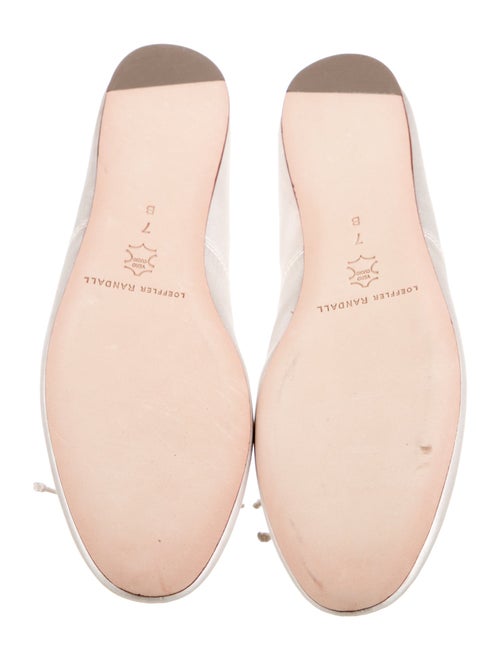 Loeffler Randall Satin Bow Accents Mary Jane Flats