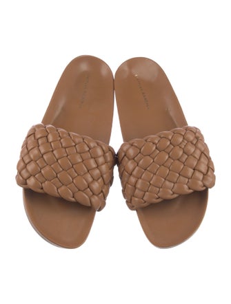 Loeffler Randall Leather Slides