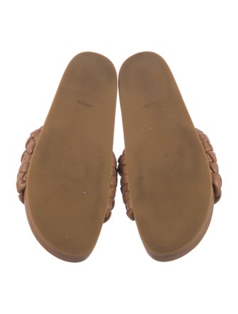 Loeffler Randall Leather Slides