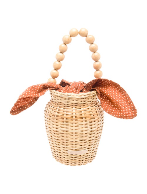 Loeffler Randall Straw Evening Bag