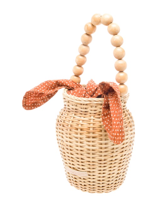 Loeffler Randall Straw Evening Bag