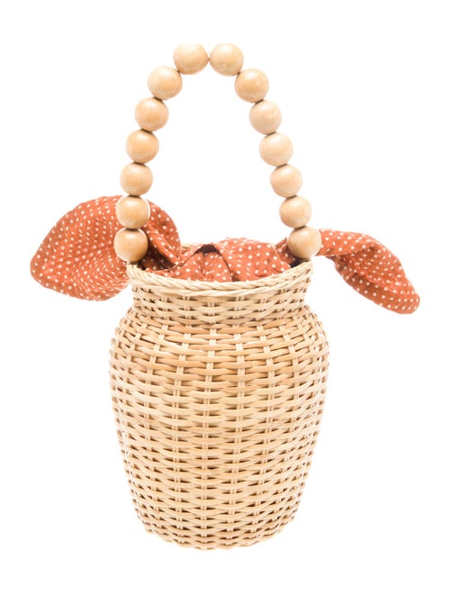 Loeffler Randall Straw Evening Bag