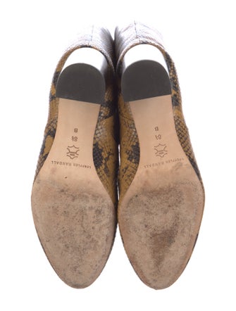 Loeffler Randall Leather Animal Print Boots