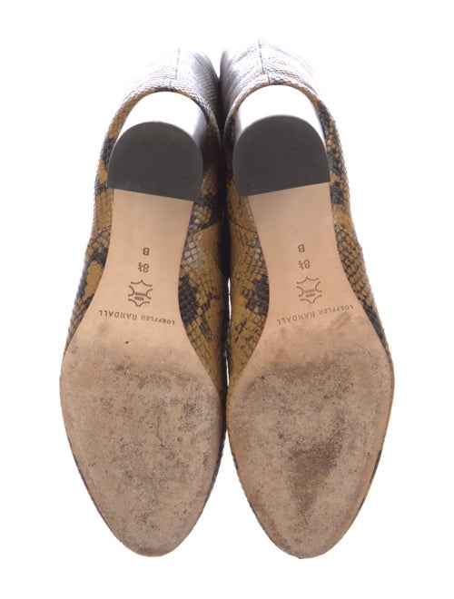 Loeffler Randall Leather Animal Print Boots