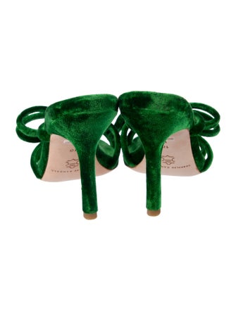 Loeffler Randall Velvet Slides