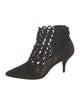 Loeffler Randall Suede Cutout Accent Boots