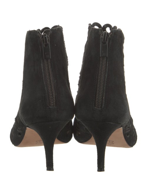 Loeffler Randall Suede Cutout Accent Boots