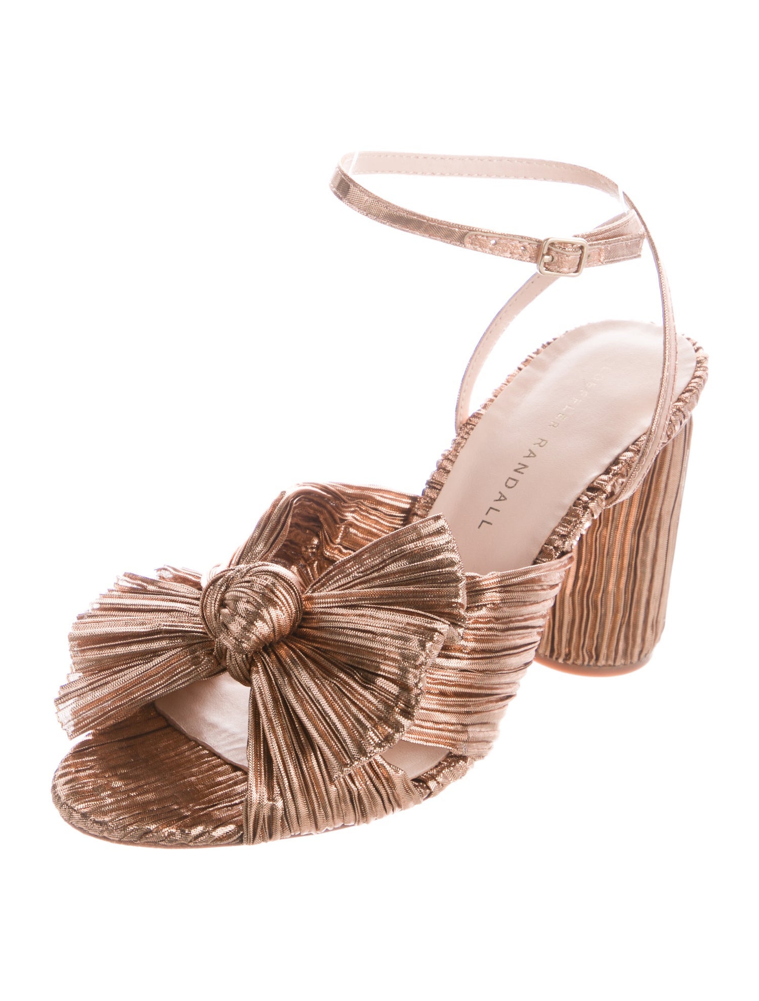 Loeffler Randall Satin Bow Accents Sandals