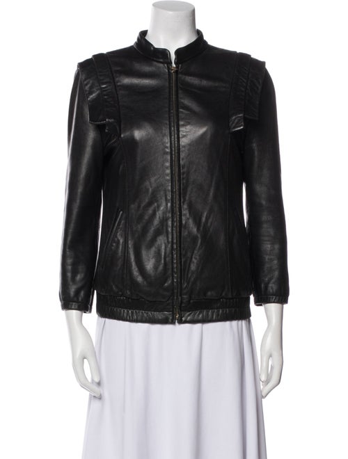Loeffler Randall Leather Biker Jacket