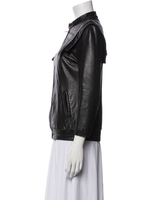 Loeffler Randall Leather Biker Jacket