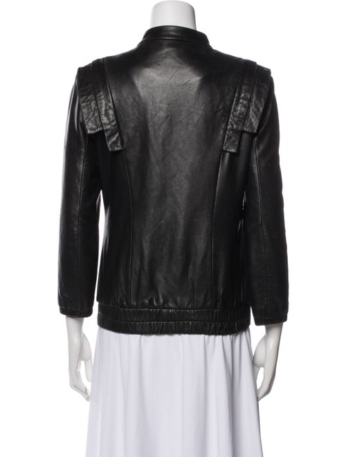Loeffler Randall Leather Biker Jacket