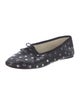 Loeffler Randall Leather Studded Accents Ballet Flats