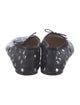 Loeffler Randall Leather Studded Accents Ballet Flats