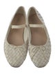 Loeffler Randall Leather Bow Accents Mary Jane Flats