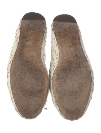 Loeffler Randall Leather Bow Accents Mary Jane Flats