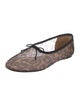 Loeffler Randall Mesh Animal Print Ballet Flats