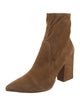 Loeffler Randall Suede Sock Boots