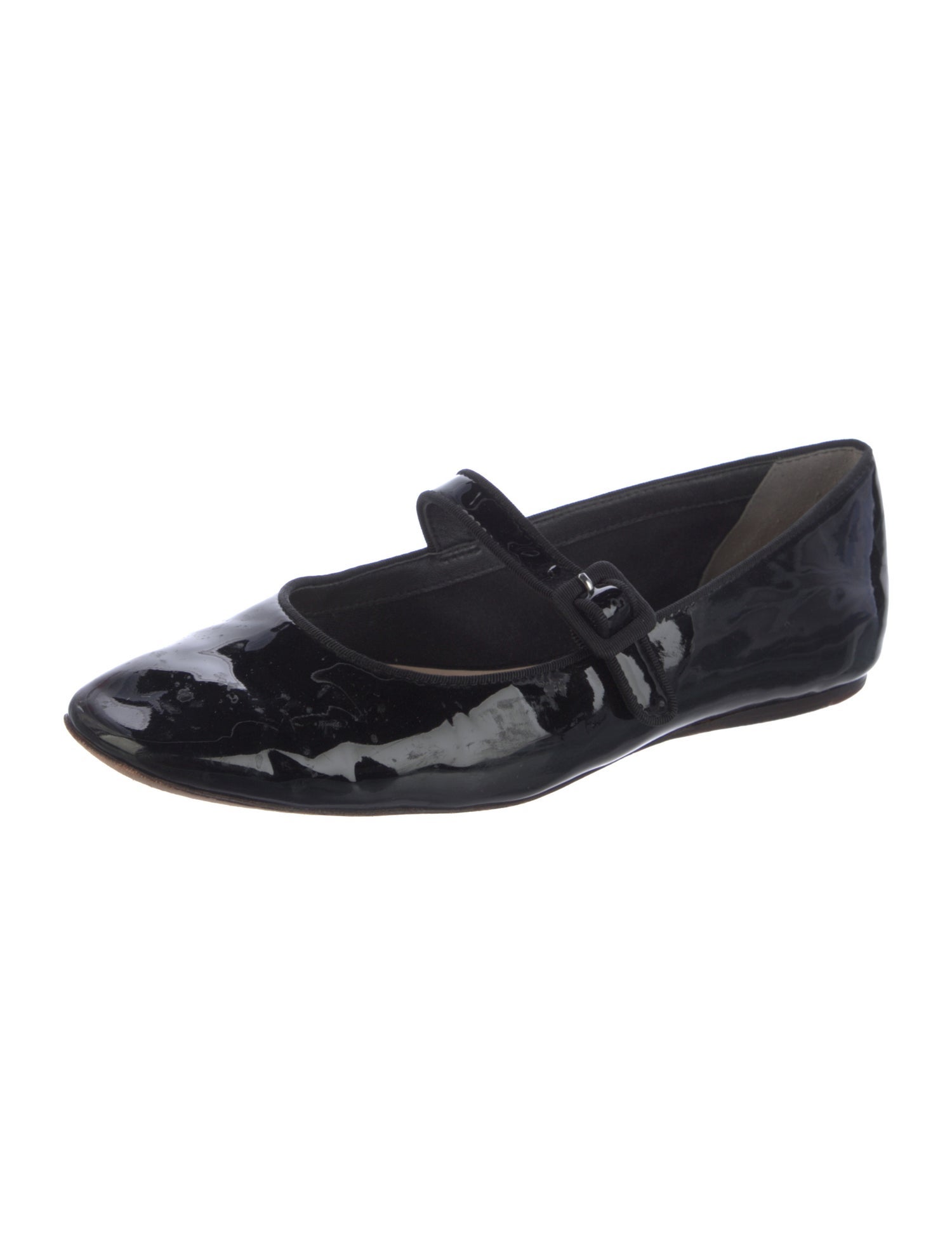 Loeffler Randall Patent Leather Mary Jane Flats