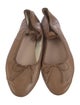 Loeffler Randall Leather Bow Accents Mary Jane Flats