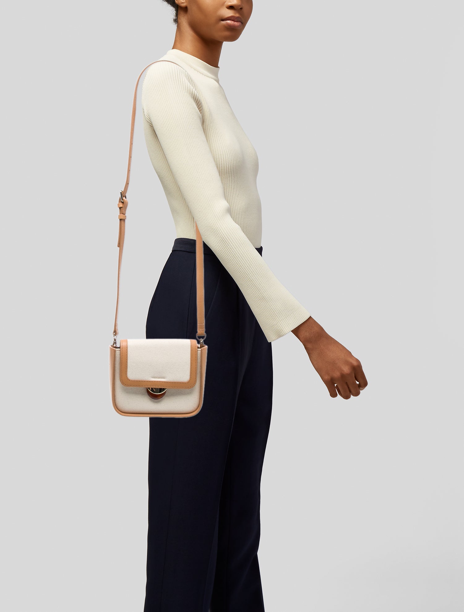 Loeffler Randall Leather Crossbody Bag w/ Tags