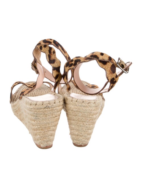 Loeffler Randall Ponyhair Animal Print Espadrilles