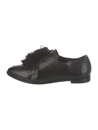 Loeffler Randall Leather Tassel Accents Oxfords