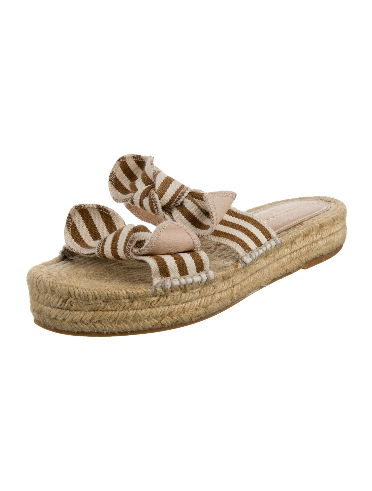 Loeffler Randall Jute Animal Print Espadrilles