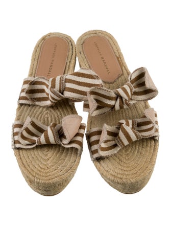 Loeffler Randall Jute Animal Print Espadrilles
