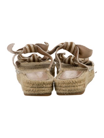 Loeffler Randall Jute Animal Print Espadrilles