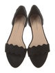 Loeffler Randall Suede Scalloped Accent Sandals