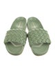 Loeffler Randall Leather Braided Accents Slides