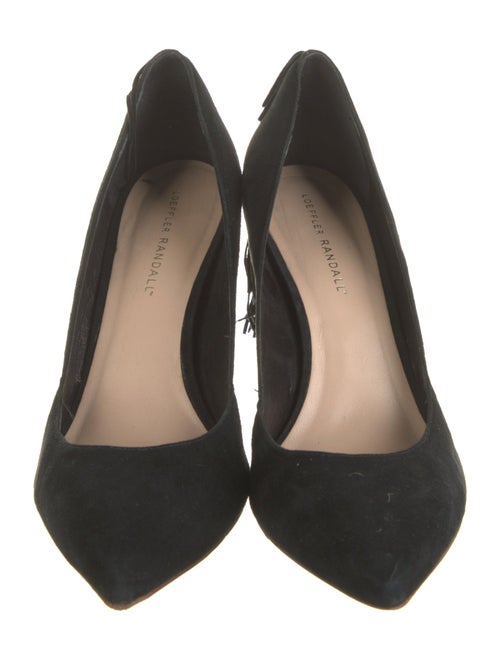 Loeffler Randall Suede Fringe Trim Accent Pumps