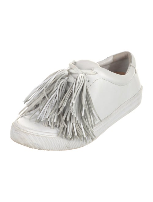 Loeffler Randall Leather Tassel Accents Sneakers