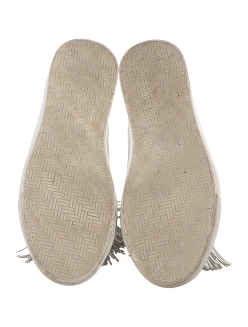 Loeffler Randall Leather Tassel Accents Sneakers