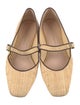 Loeffler Randall Raffia Mary Jane Flats