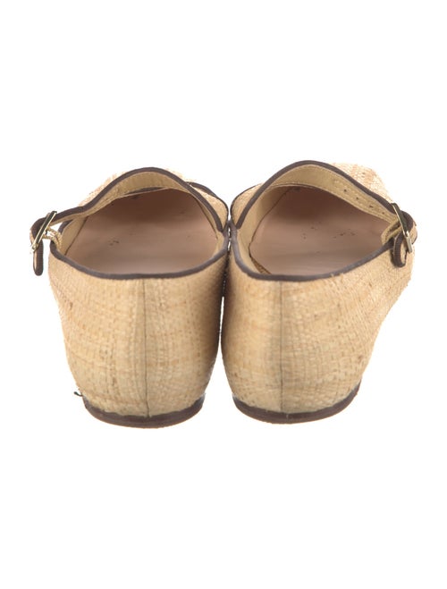 Loeffler Randall Raffia Mary Jane Flats