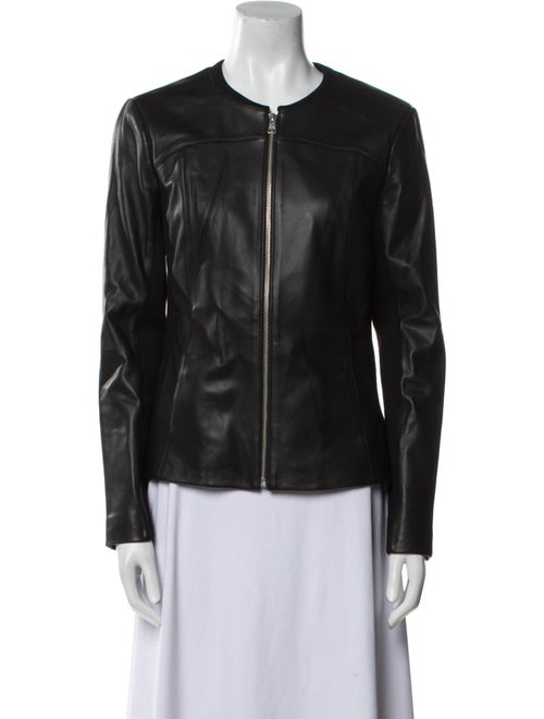Loeffler Randall Leather Evening Jacket